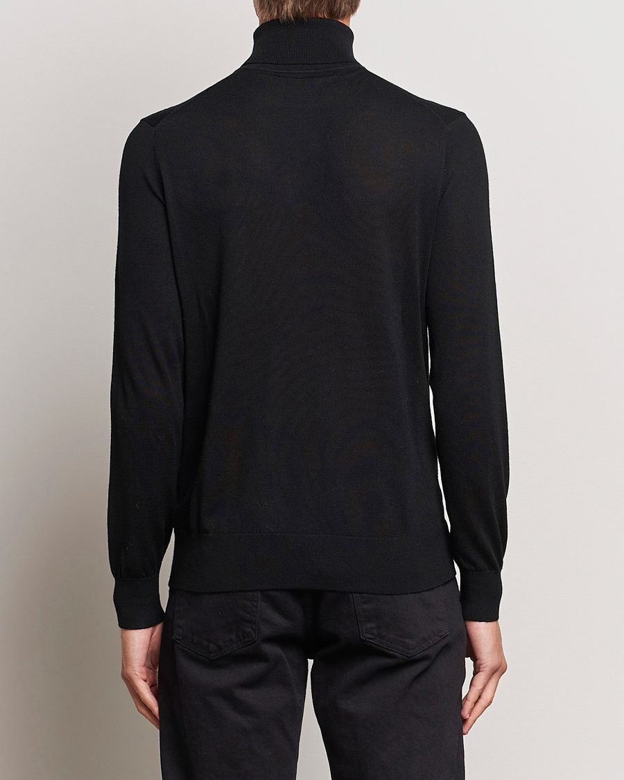 Mies | Puserot | Tiger of Sweden | Nevile Extra Fine Merino Polo Black