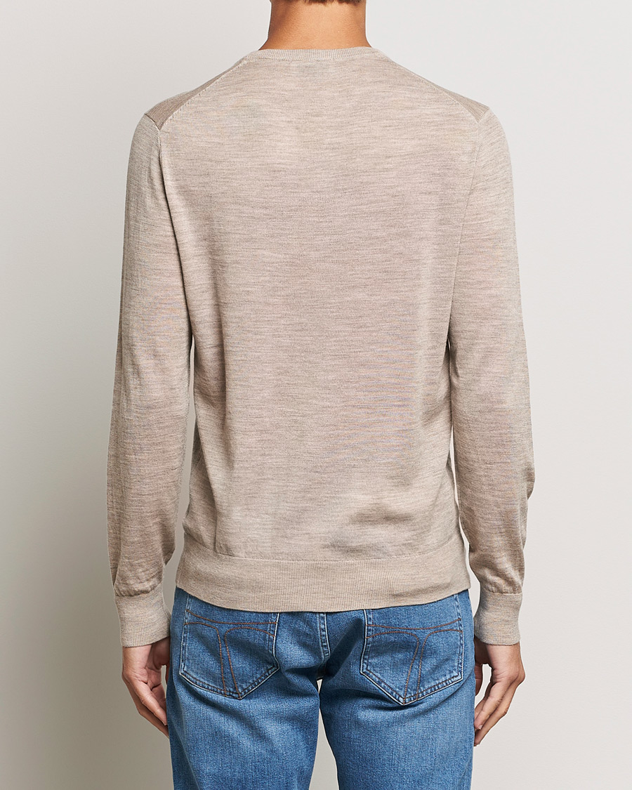 Mies | Puserot | Tiger of Sweden | Nichols Crew Neck Pullover Beige Melange