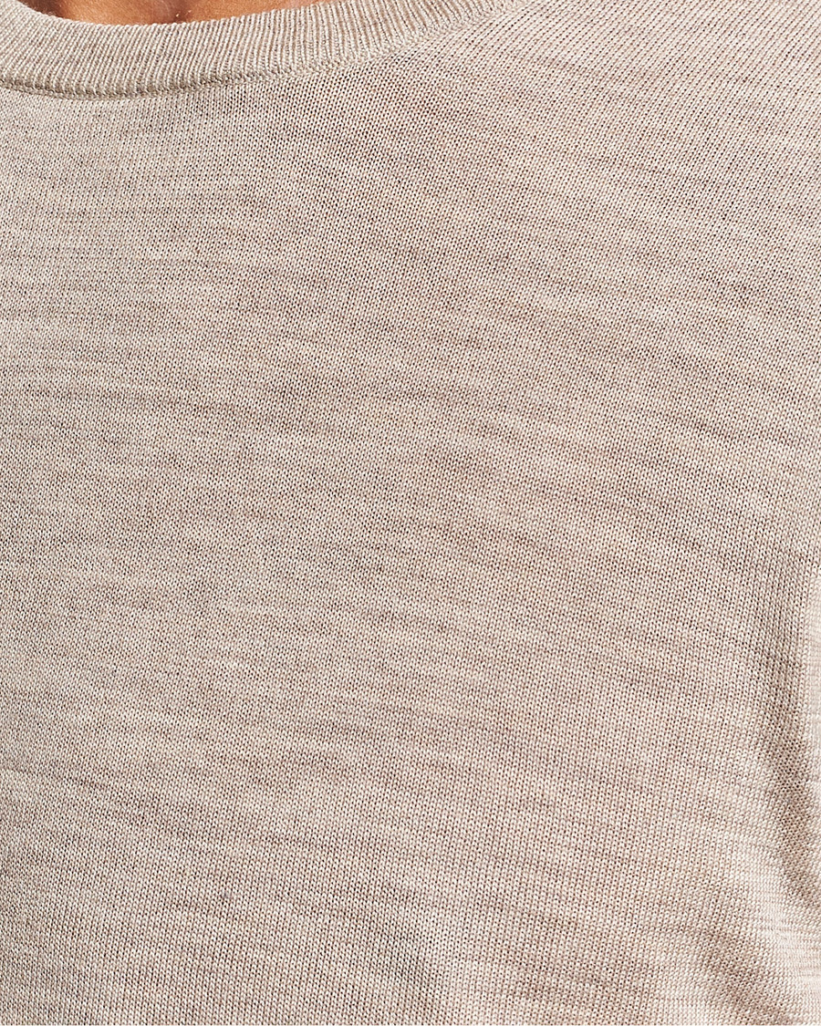 Mies | Puserot | Tiger of Sweden | Nichols Crew Neck Pullover Beige Melange