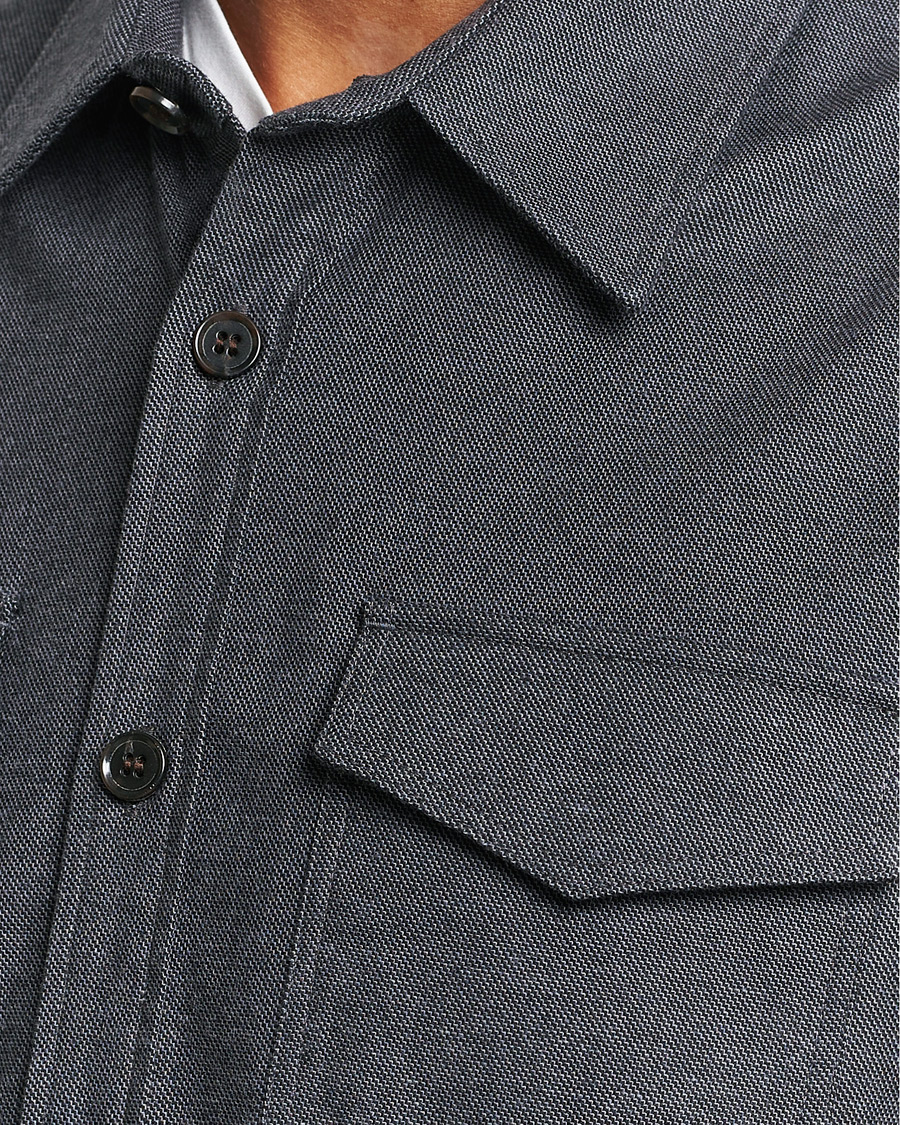 Mies | Kauluspaidat | Tiger of Sweden | Arnou Cotton Pocket Shirt Grey