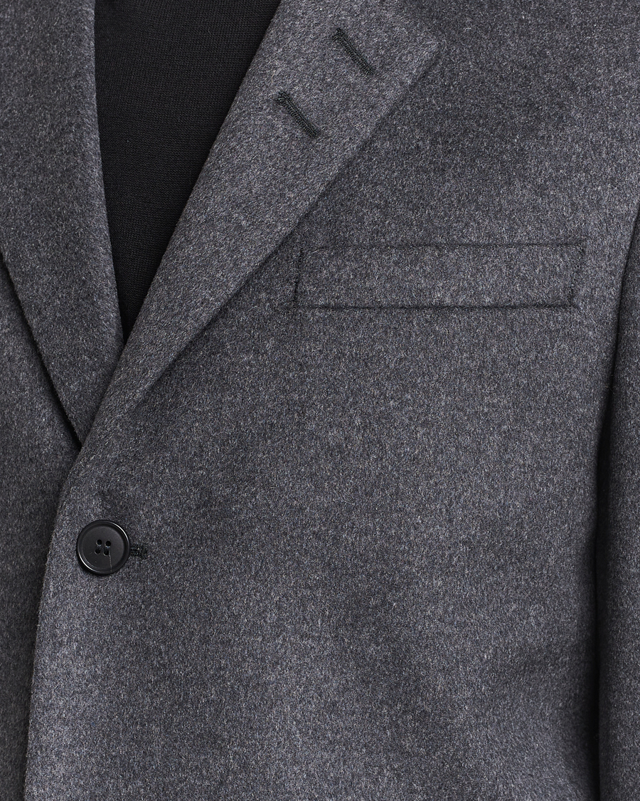 Mies | Takit | Tiger of Sweden | Cempsey Wool Coat Grey Melange