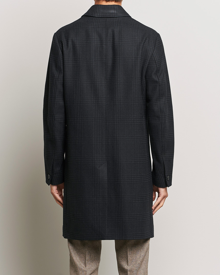Mies | Takit | Tiger of Sweden | Eliias Checked Coat Black