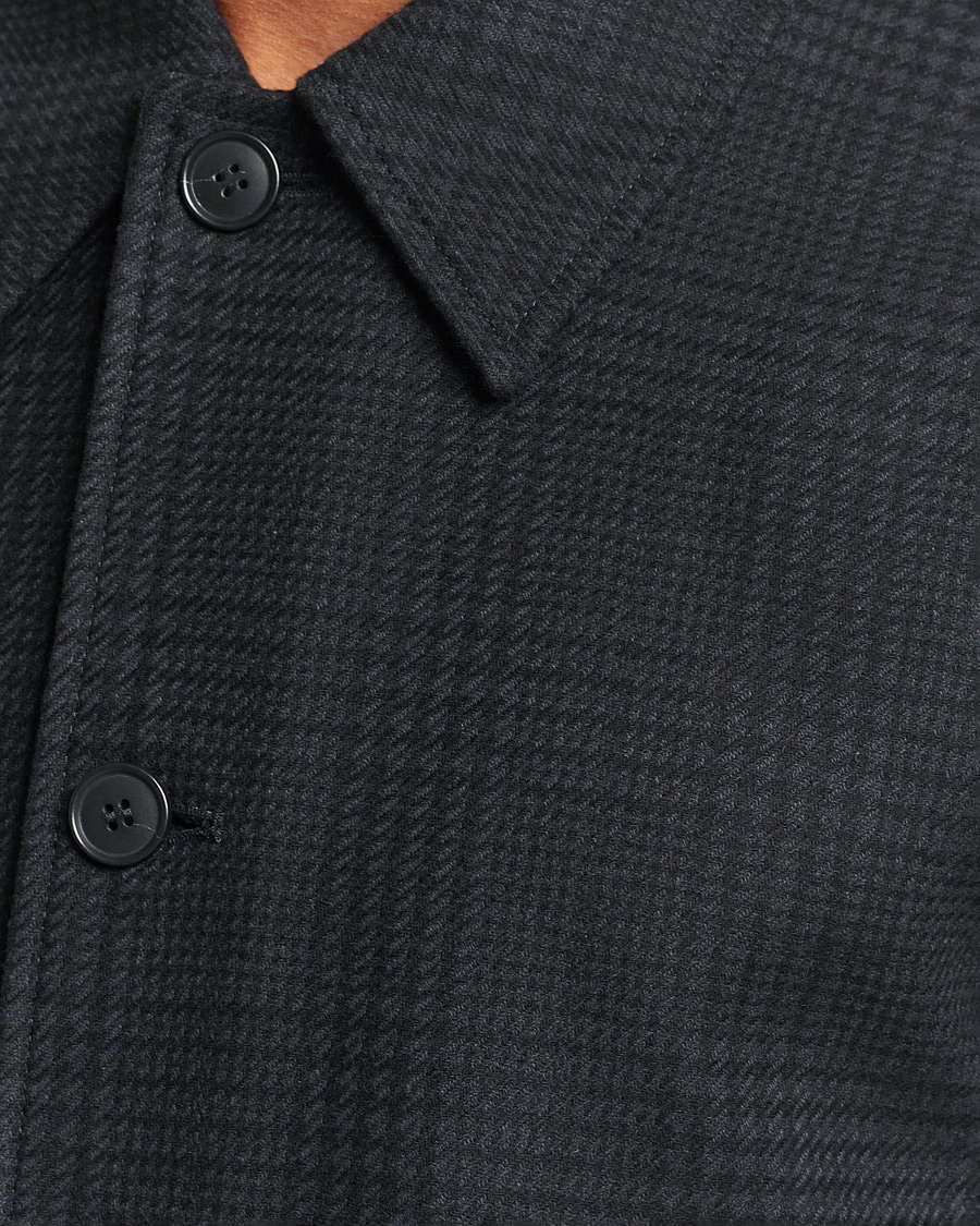 Mies | Takit | Tiger of Sweden | Eliias Checked Coat Black