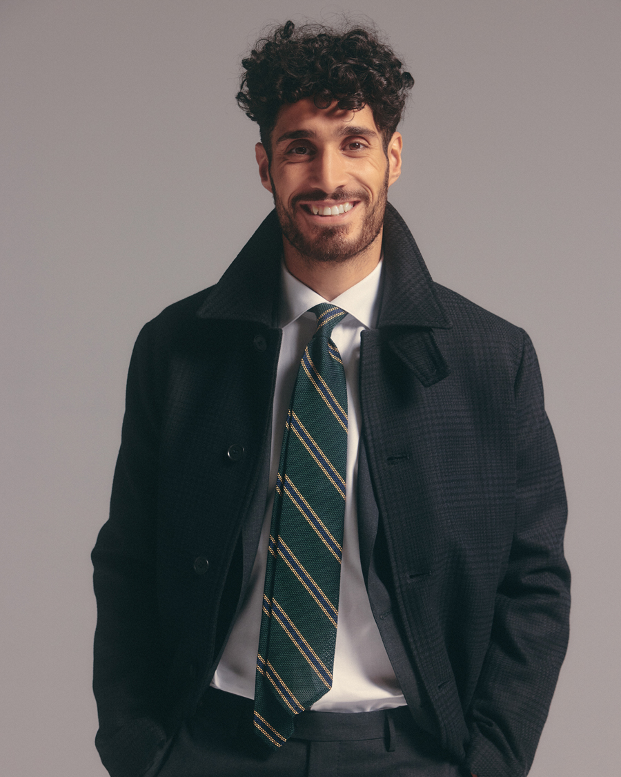 Mies | Takit | Tiger of Sweden | Eliias Checked Coat Black