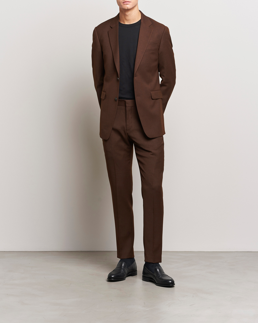 Mies | Housut | Tiger of Sweden | Tenutas Travel Structure Trousers Golden Brown
