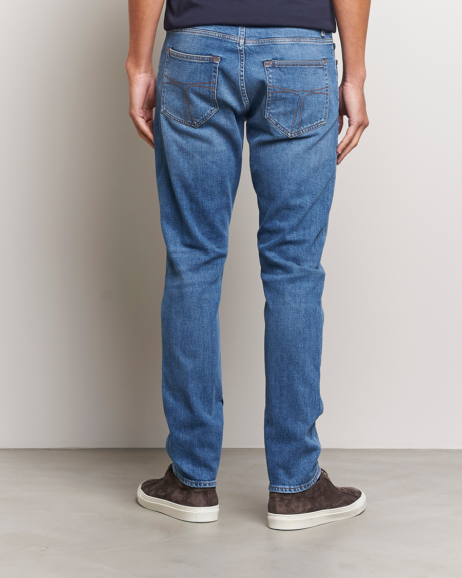Mies | Farkut | Tiger of Sweden | Pistolero Stretch Cotton Jeans Light Blue