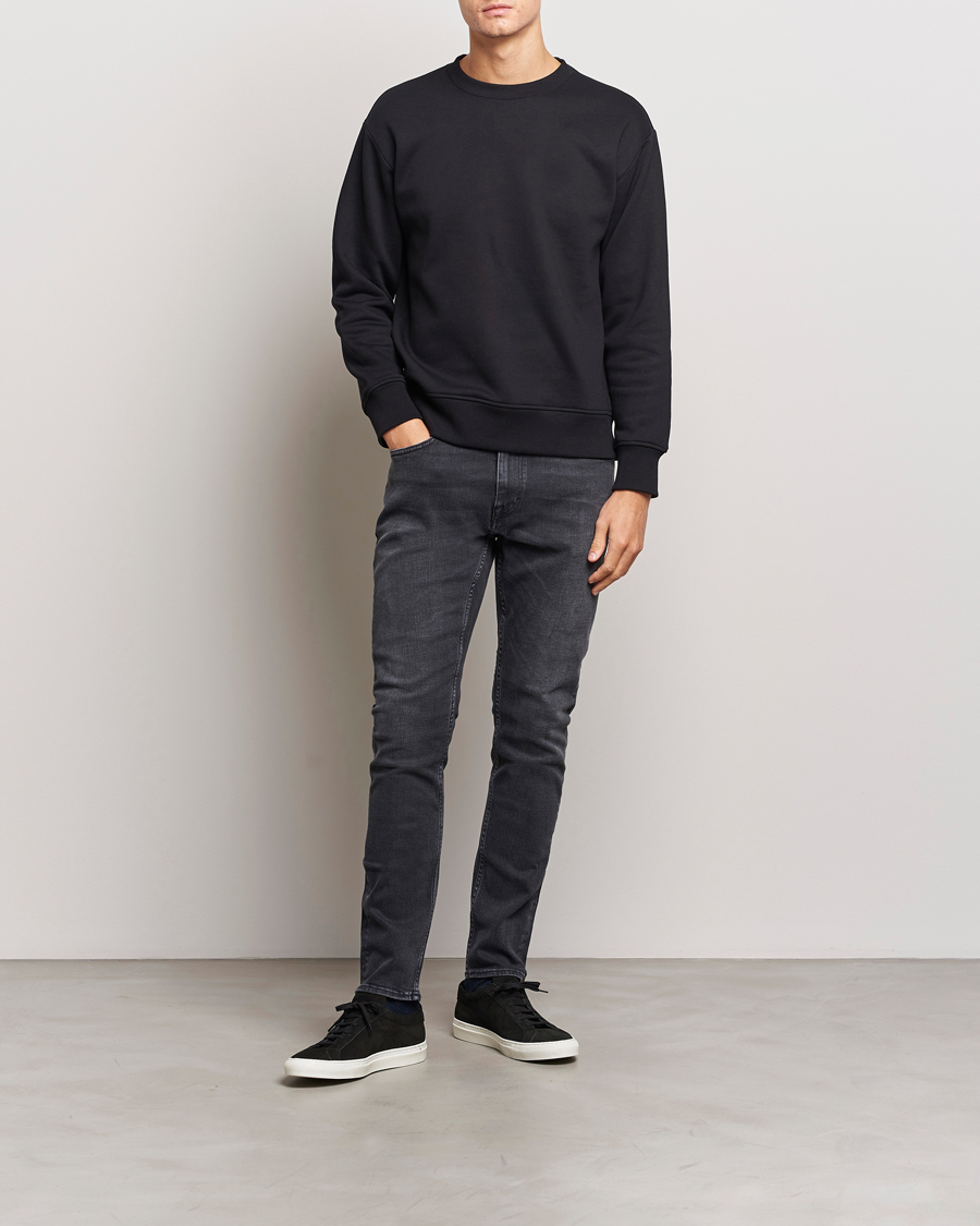 Mies | Farkut | Tiger of Sweden | Pistolero Stretch Cotton Jeans Black