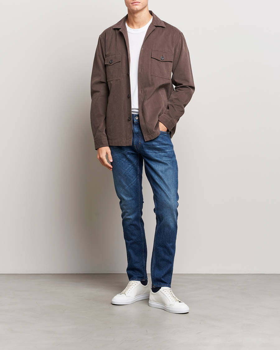 Mies | Farkut | Tiger of Sweden | Pistolero Stretch Cotton Jeans Dust Blue