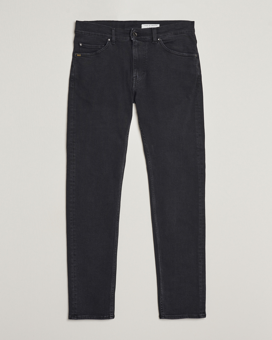 Mies | Farkut | Tiger of Sweden | Evolve Stretch Cotton Jeans Black