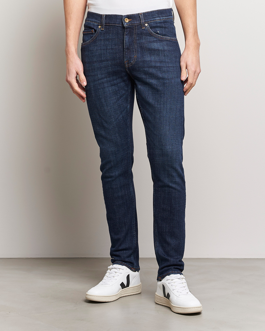 Mies |  | Tiger of Sweden | Evolve Cotton Jeans Medium Blue