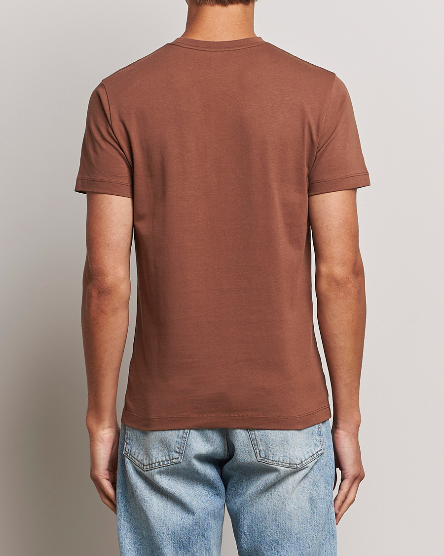 Mies | T-paidat | Tiger of Sweden | Dillan Crew Neck Logo T-Shirt Golden Copper