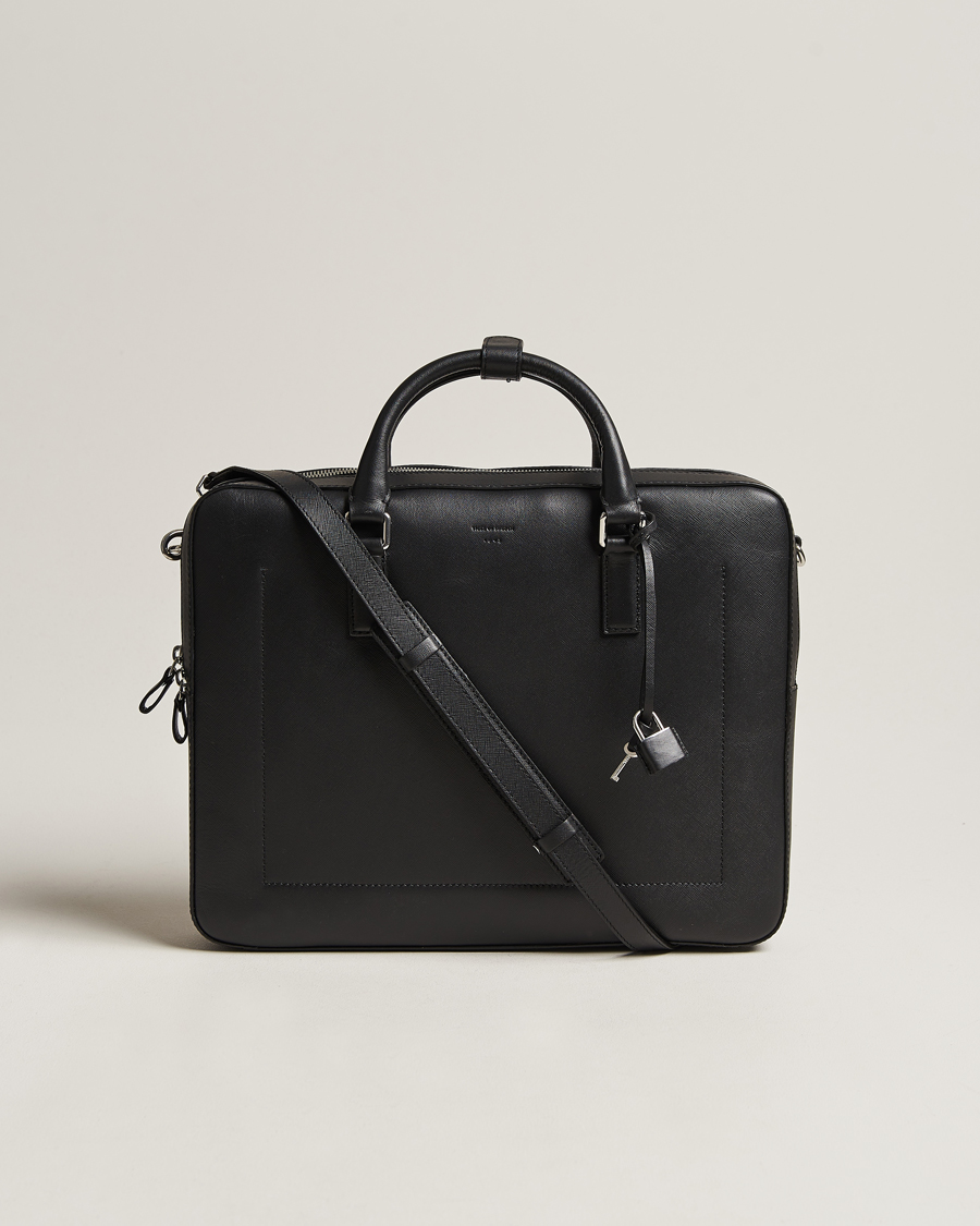 Mies | Laukut | Tiger of Sweden | Bowe Leather Briefcase Black