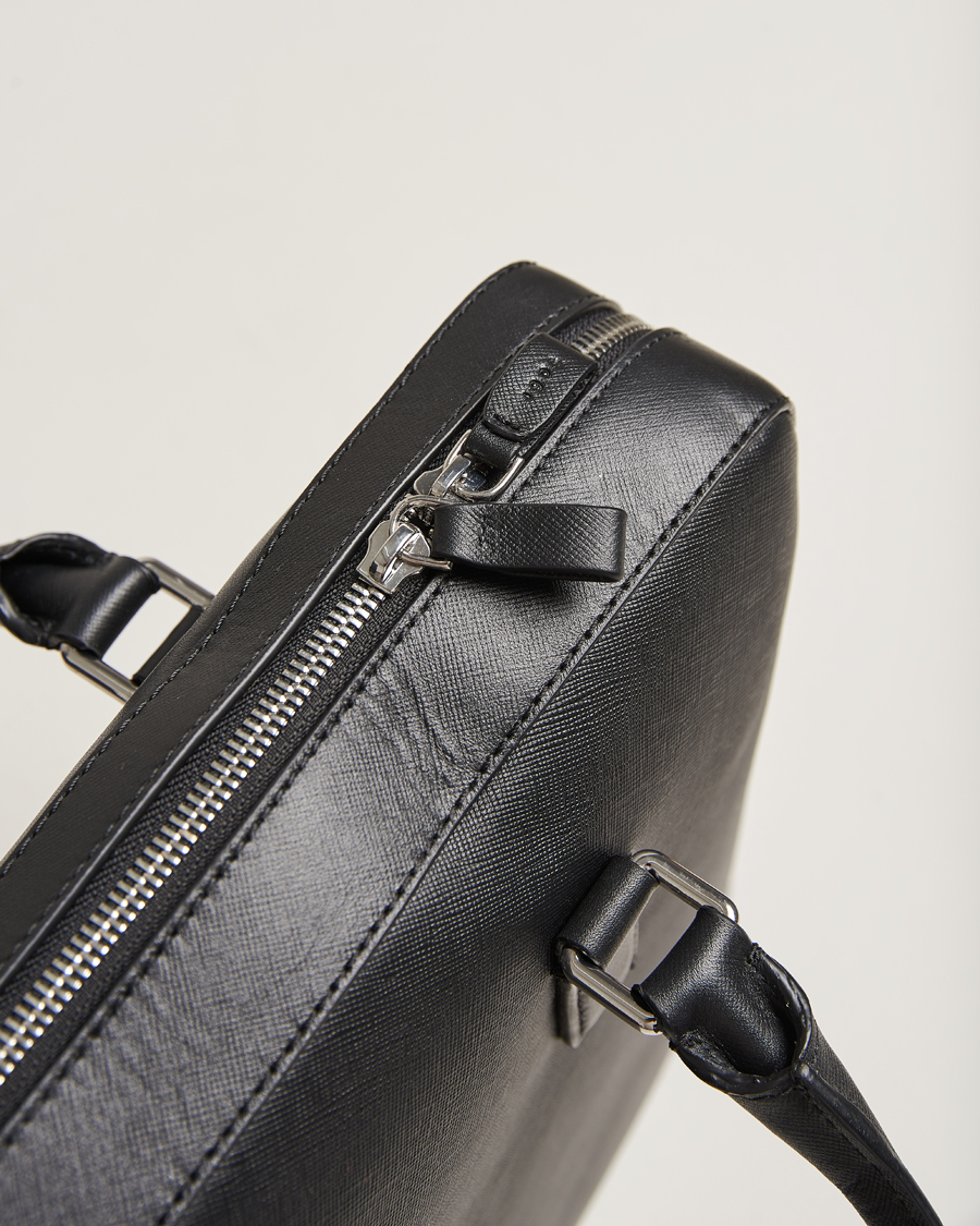 Mies | Laukut | Tiger of Sweden | Bowe Leather Briefcase Black