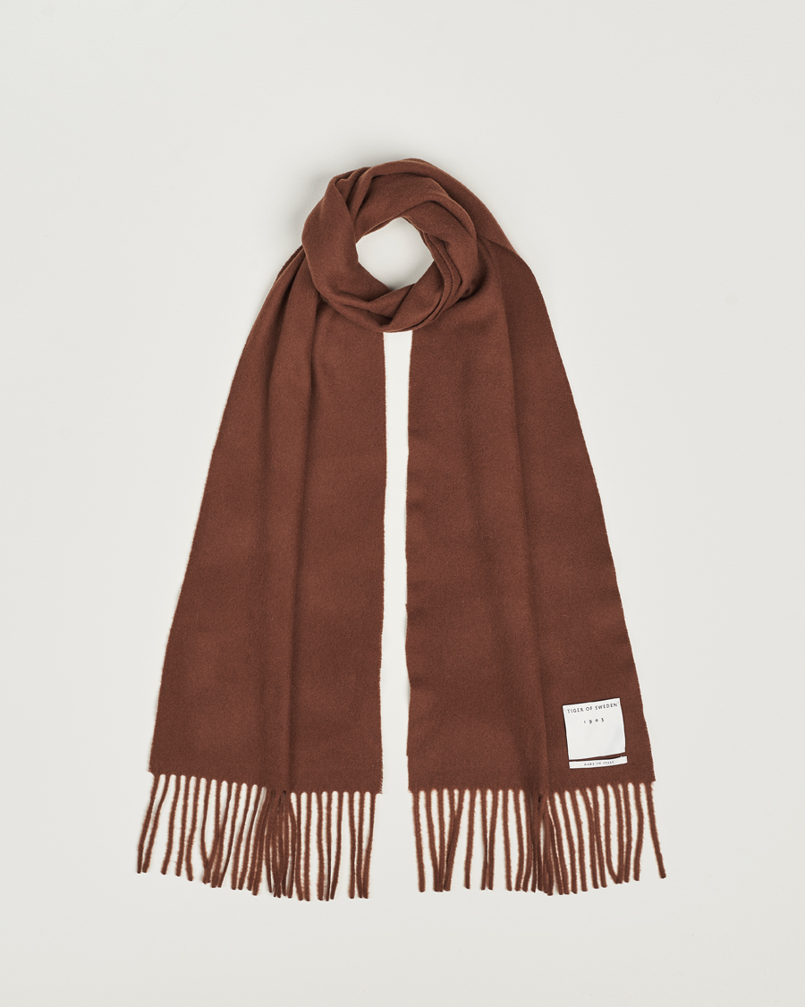 Mies |  | Tiger of Sweden | Sylan Wool Scarf Golden Copper