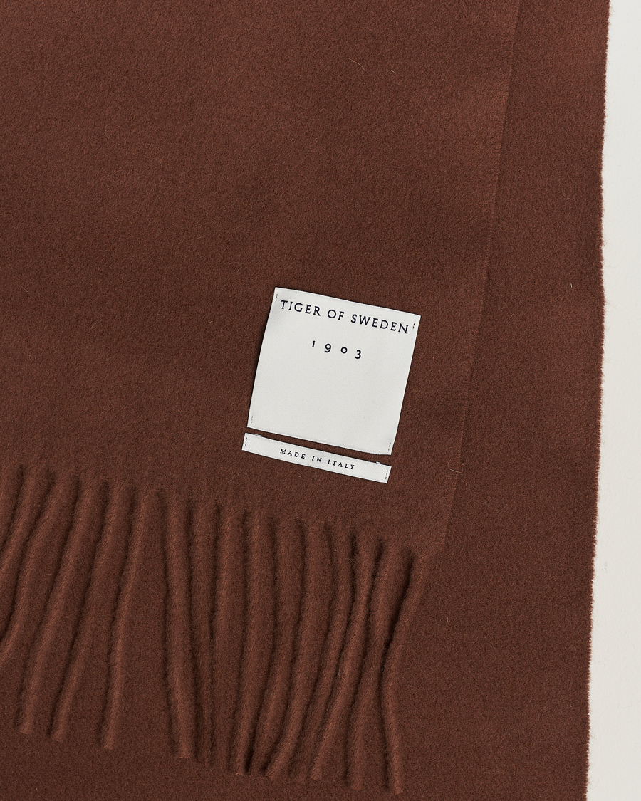 Mies | Tiger of Sweden Sylan Wool Scarf Golden Copper | Tiger of Sweden | Sylan Wool Scarf Golden Copper