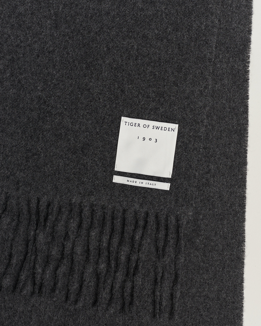 Mies | Tiger of Sweden Sylan Wool Scarf Grey Melange | Tiger of Sweden | Sylan Wool Scarf Grey Melange