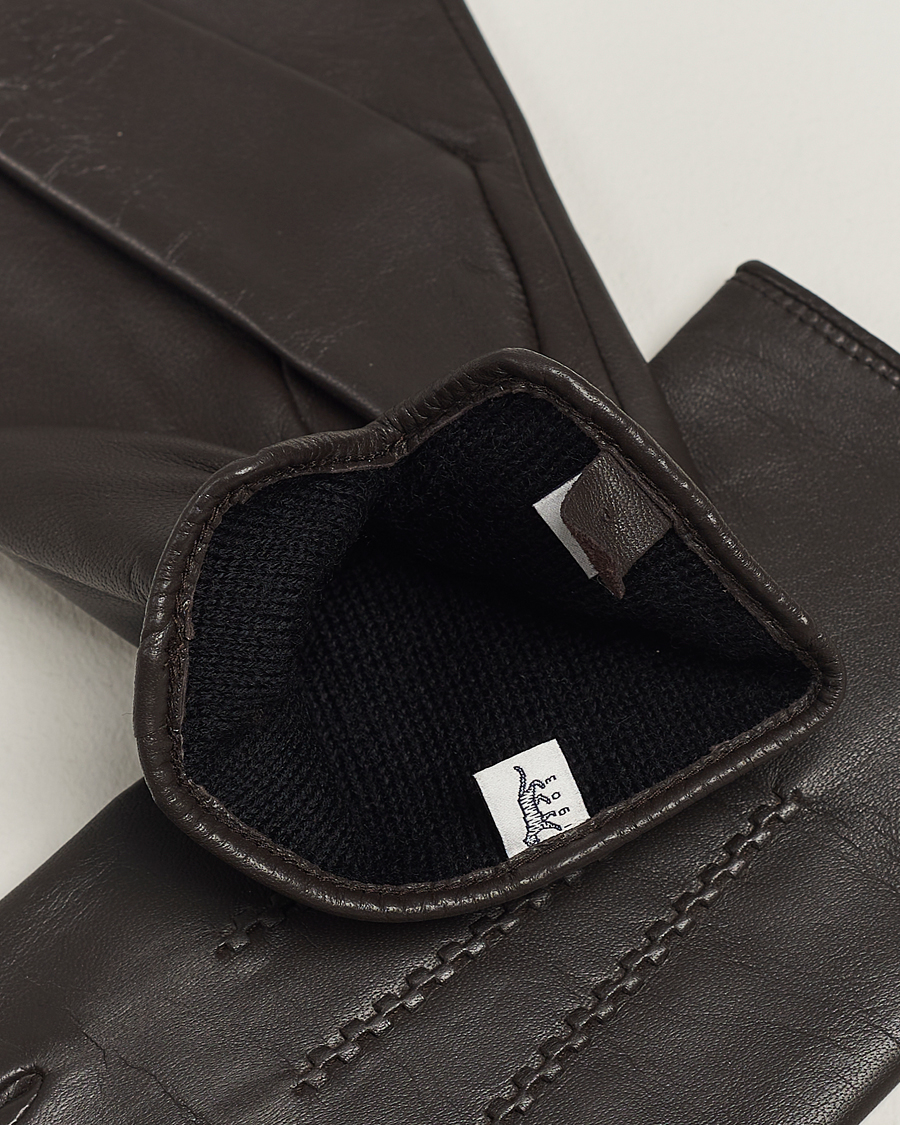 Mies | Tiger of Sweden Garvin Leather Gloves Brown | Tiger of Sweden | Garvin Leather Gloves Brown