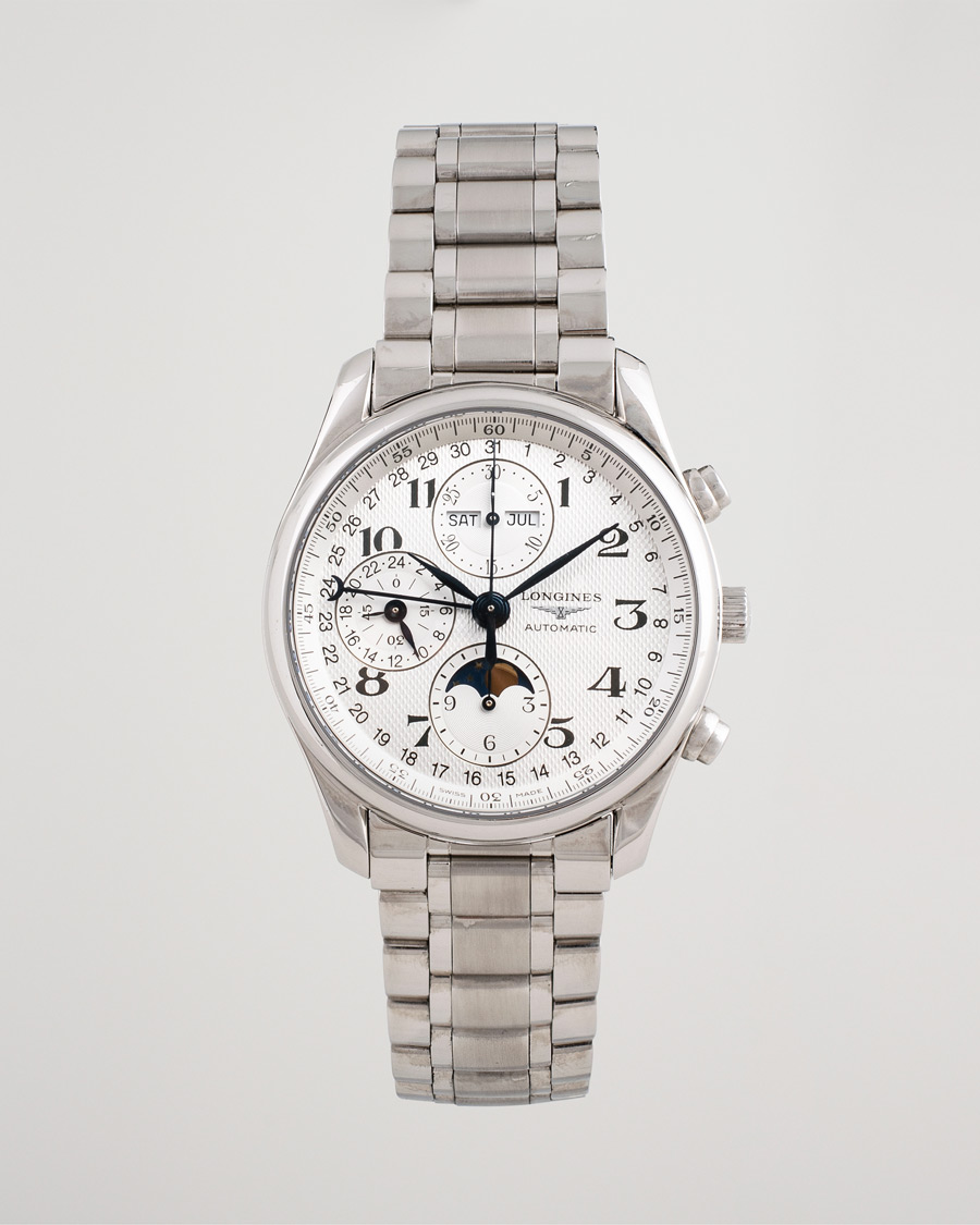 Mies | Pre-Owned & Vintage Watches | Longines Pre-Owned | Master Collection L2.673.4.03.6 Steel White