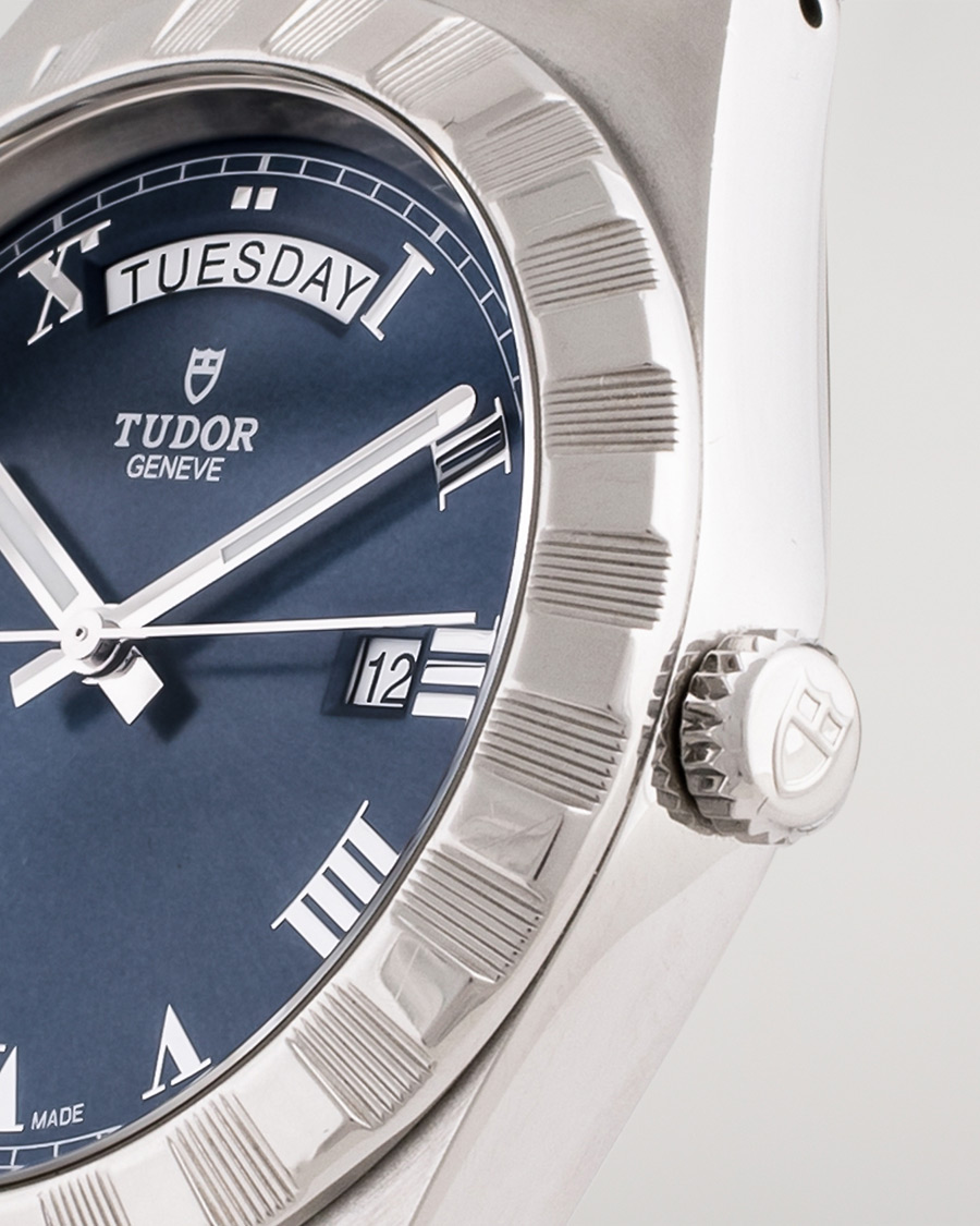 Mies | Pre-Owned & Vintage Watches | Tudor Pre-Owned | Royal Date Day 28600-91060 Steel Blue