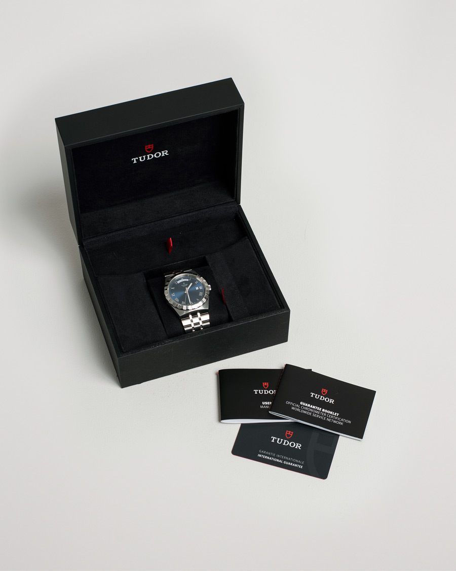 Mies | Pre-Owned & Vintage Watches | Tudor Pre-Owned | Royal Date Day 28600-91060 Steel Blue
