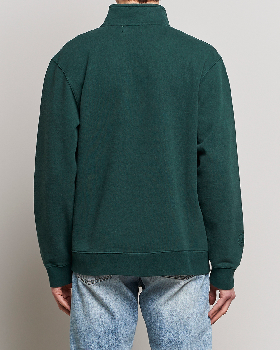 Mies | Puserot | Palmes | Jojo Zip Sweater Dark Green