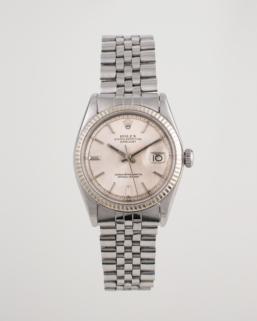 Mies | Pre-Owned & Vintage Watches | Rolex Pre-Owned | Datejust 1601 Jubilee Steel Silver