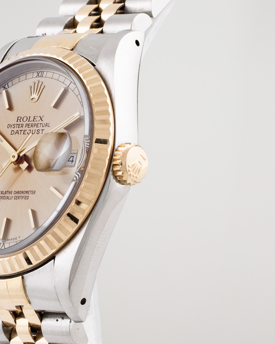 Mies | Pre-Owned & Vintage Watches | Rolex Pre-Owned | Datejust 16233 Oyster Perpetual Steel/Gold Gold
