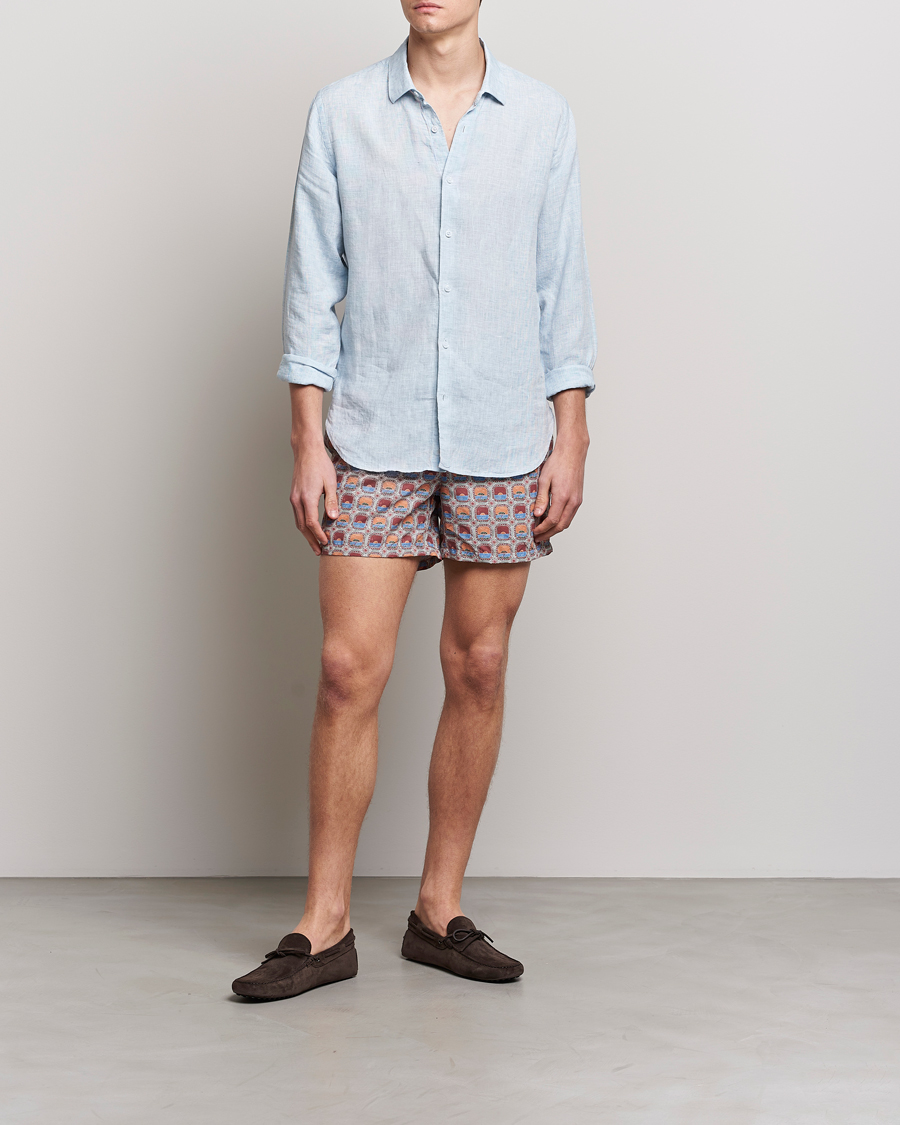 Mies | Uimahousut | Ripa Ripa | Printed Swimshorts Red/Blue