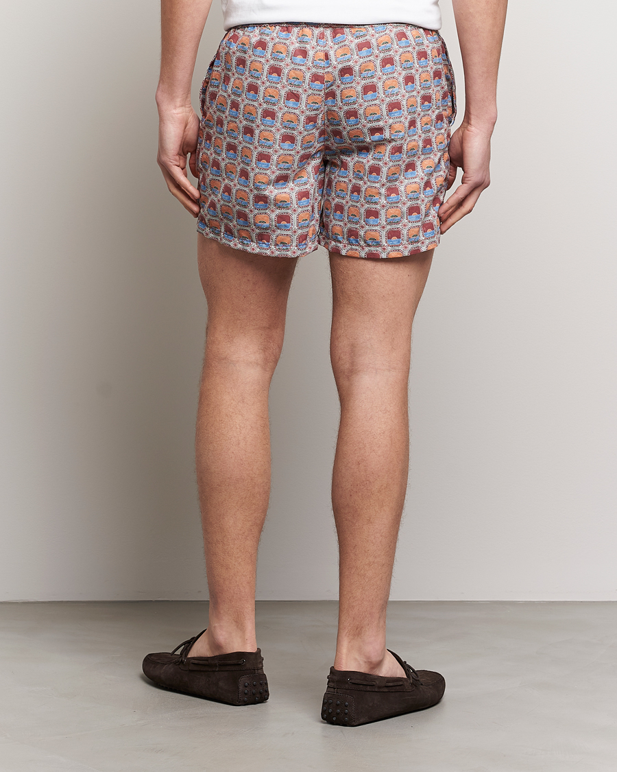 Mies | Uimahousut | Ripa Ripa | Printed Swimshorts Red/Blue