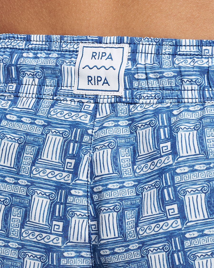 Mies | Uimahousut | Ripa Ripa | Printed Swimshorts Blue