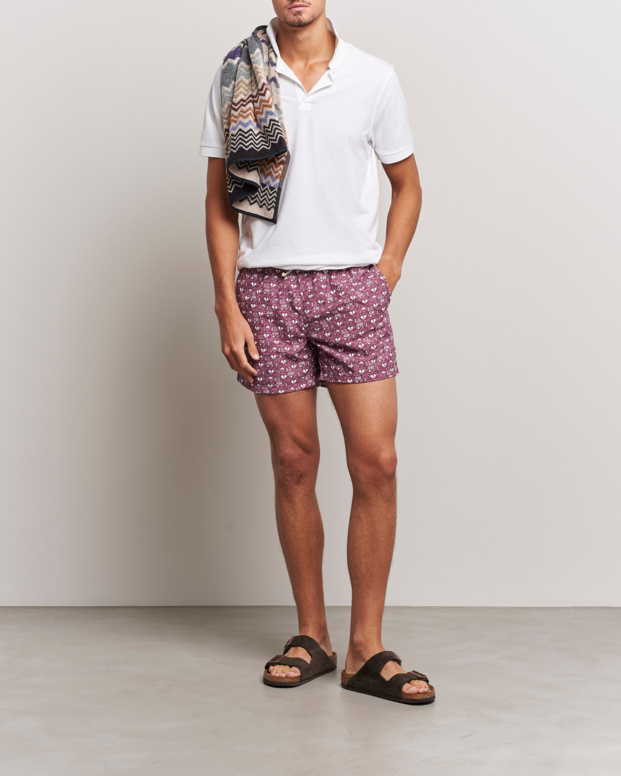 Mies | Uimahousut | Ripa Ripa | Printed Swimshorts Red