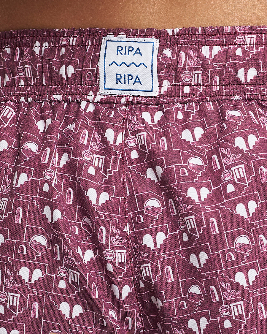 Mies | Uimahousut | Ripa Ripa | Printed Swimshorts Red