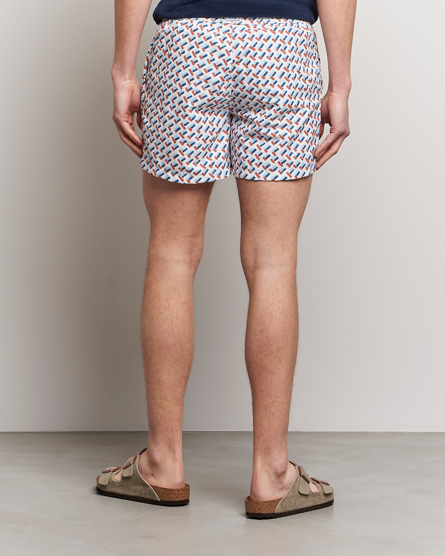 Mies | Uimahousut | Ripa Ripa | Printed Swimshorts Off White