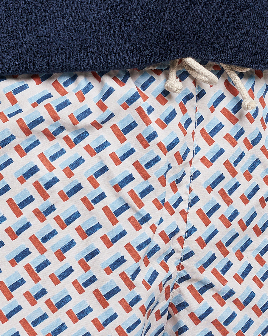 Mies | Uimahousut | Ripa Ripa | Printed Swimshorts Off White