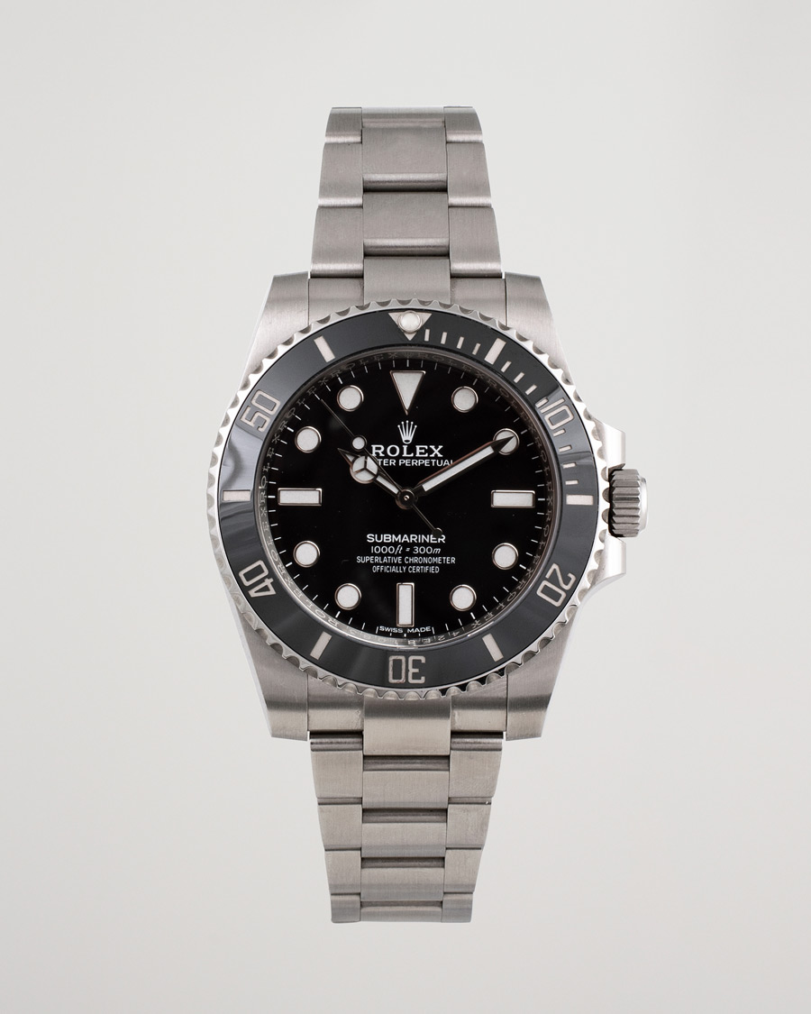 Mies | Pre-Owned & Vintage Watches | Rolex Pre-Owned | Submariner 114060 Oyster Perpetual Steel Black