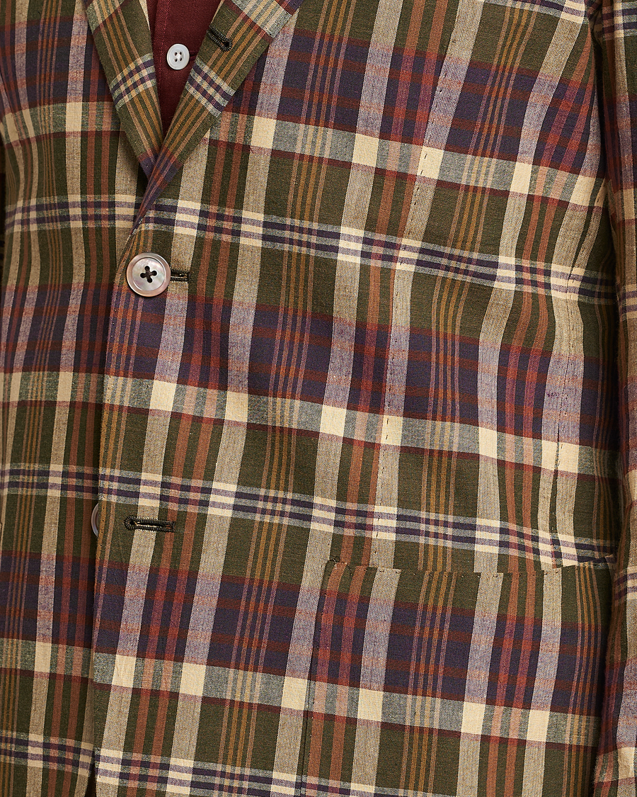 Mies | Pikkutakit | Beams F | Patch Pocket Blazer Dark Brown Madras