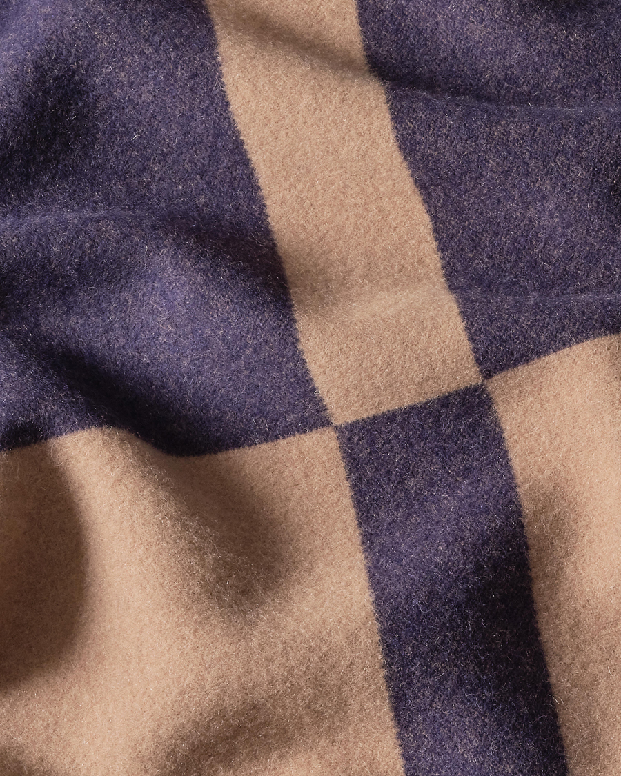 Mies | Ralph Lauren Home Northam RL Graphic Colour Block Wool Throw Camel/Navy | Ralph Lauren Home | Northam RL Graphic Colour Block Wool Throw Camel/Navy