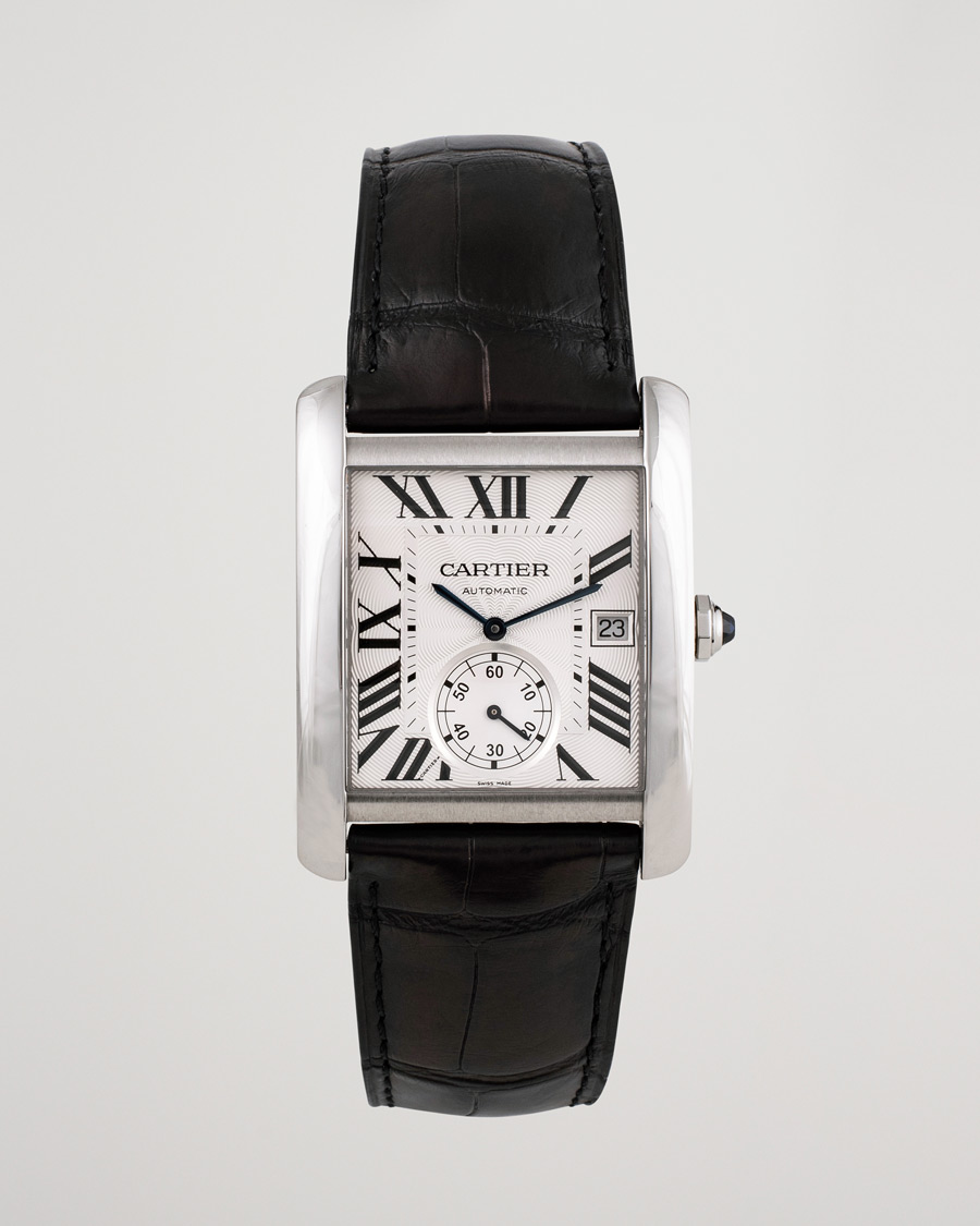 Mies | Pre-Owned & Vintage Watches | Cartier Pre-Owned | Tank MC W5330003 Steel White