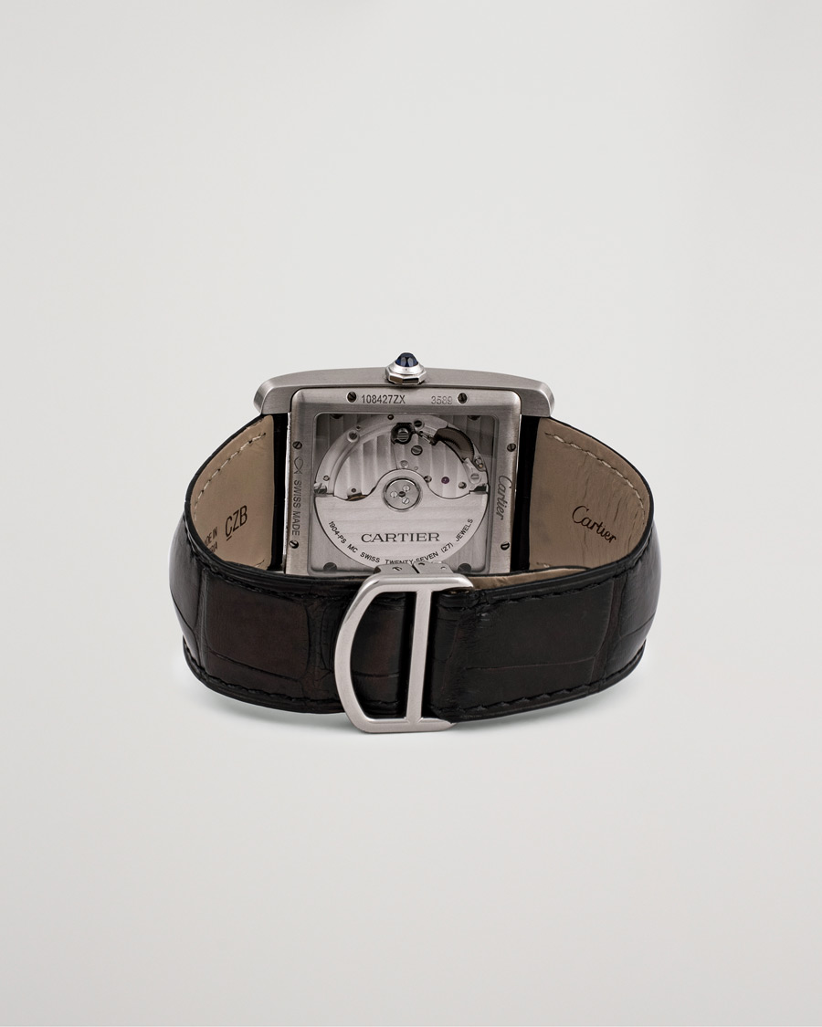 Mies | Pre-Owned & Vintage Watches | Cartier Pre-Owned | Tank MC W5330003 Steel White
