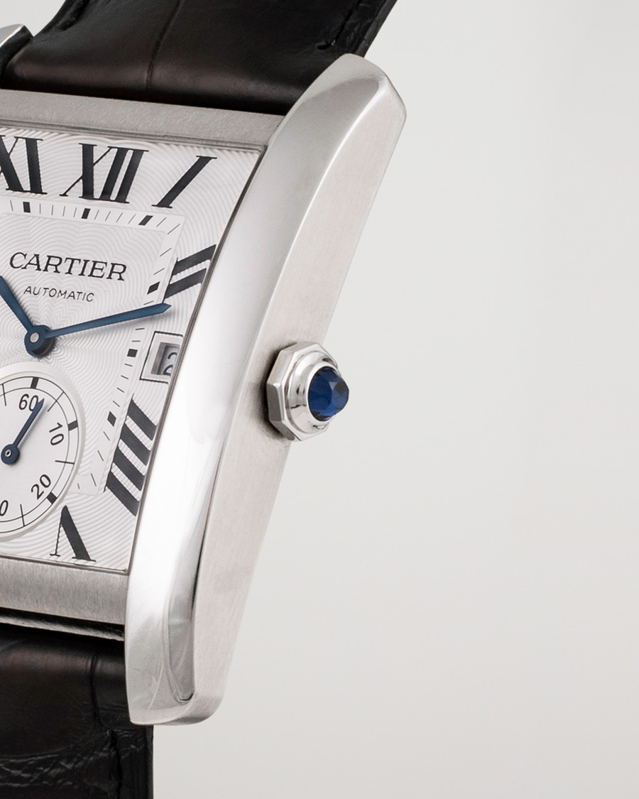 Mies | Pre-Owned & Vintage Watches | Cartier Pre-Owned | Tank MC W5330003 Steel White