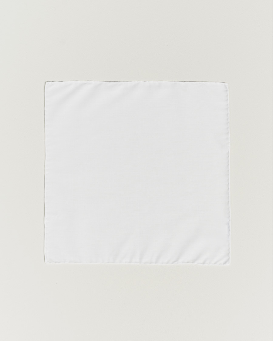 Mies |  | Eton | Signature Twill Pocket Square White