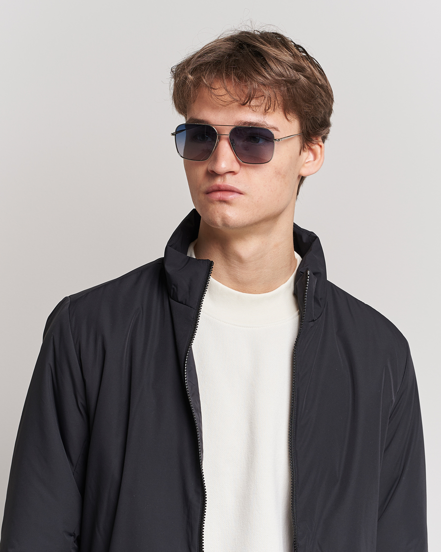 Mies | CHIMI Aviator Sunglasses Frosted Blue | CHIMI | Aviator Sunglasses Frosted Blue