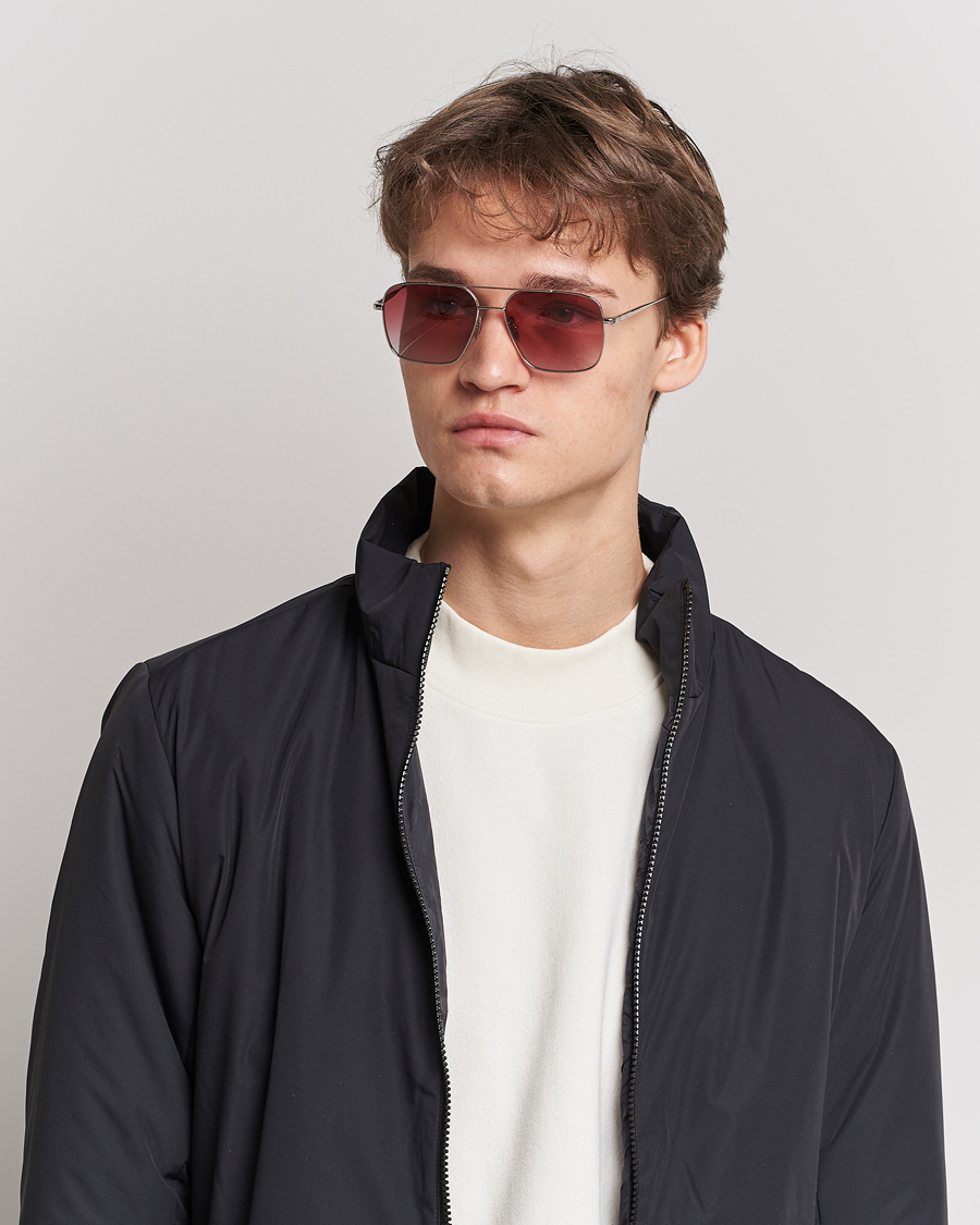 Mies |  | CHIMI | Aviator Sunglasses Frosted Red