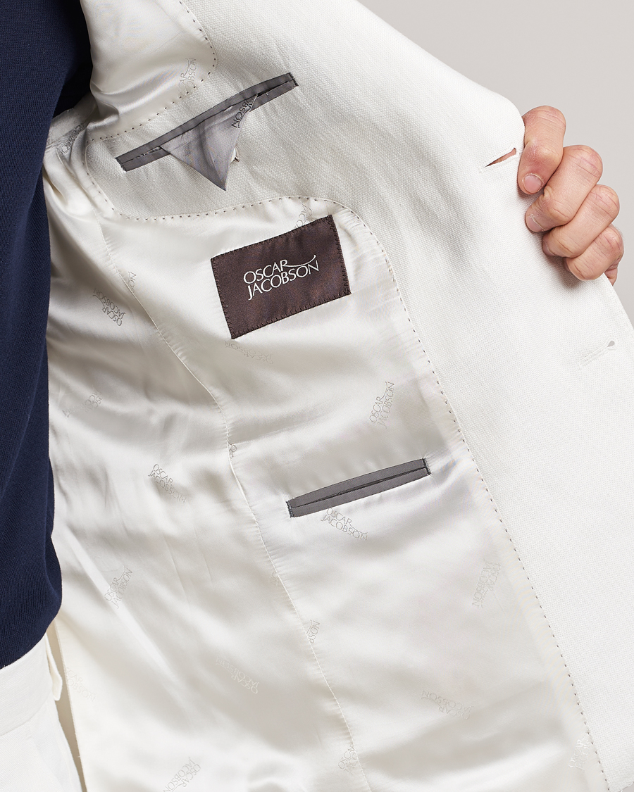 Mies | Pikkutakit | Oscar Jacobson | Fogerty Linen Blazer White