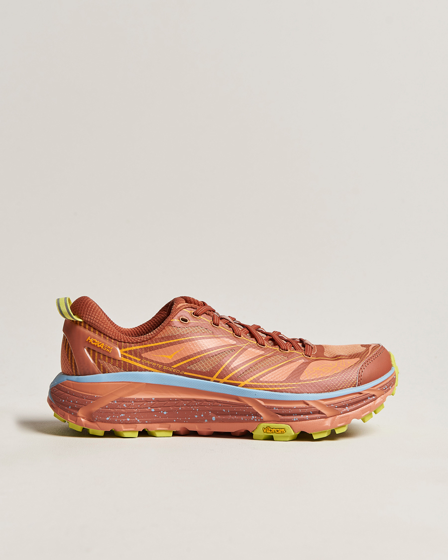 Mies | Mafate Speed 2 Baked Clay/Radiant Yellow | Hoka | Mafate Speed 2 Baked Clay/Radiant Yellow