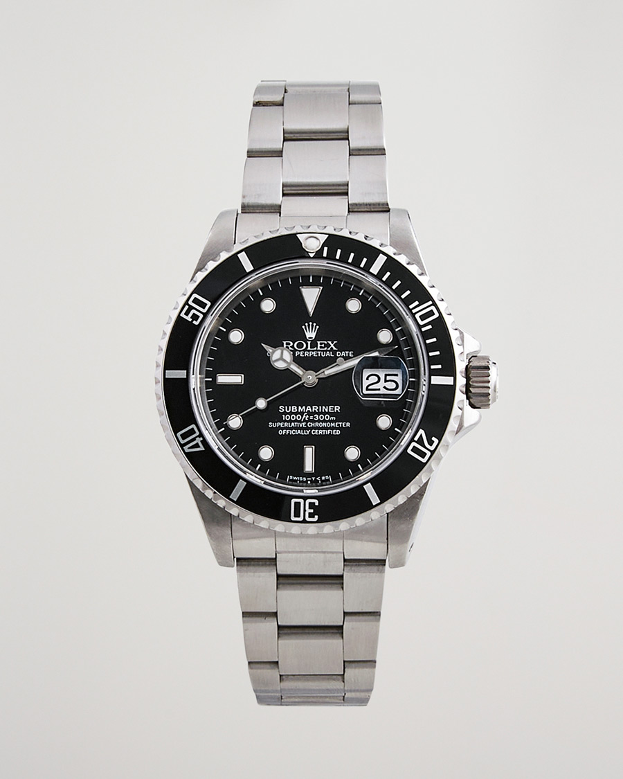Mies | Pre-Owned & Vintage Watches | Rolex Pre-Owned | Submariner Date 16610 Steel Black
