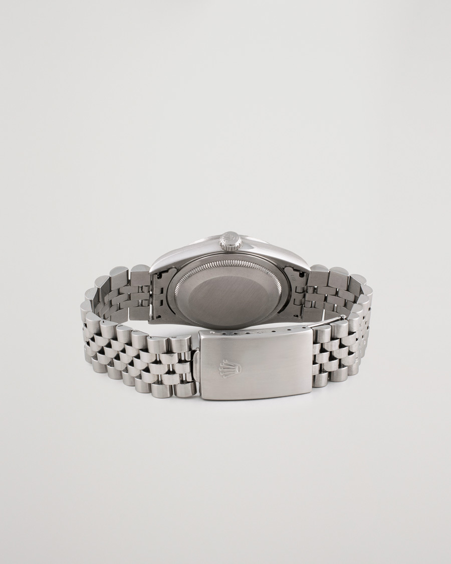 Mies | Pre-Owned & Vintage Watches | Rolex Pre-Owned | Datejust 16220 Oyster Perpetual Black Steel Black
