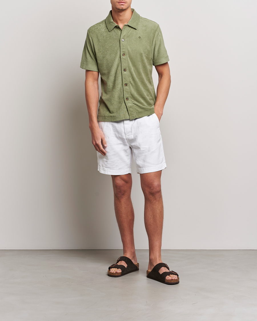 Mies | Shortsit | Morris | Fenix Linen Drawstring Shorts White