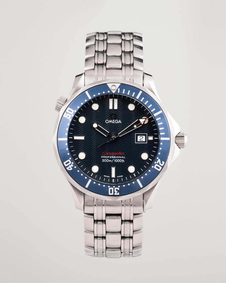 Mies | Pre-Owned & Vintage Watches | Omega Pre-Owned | Seamaster Diver 300M 22218000 Steel Blue