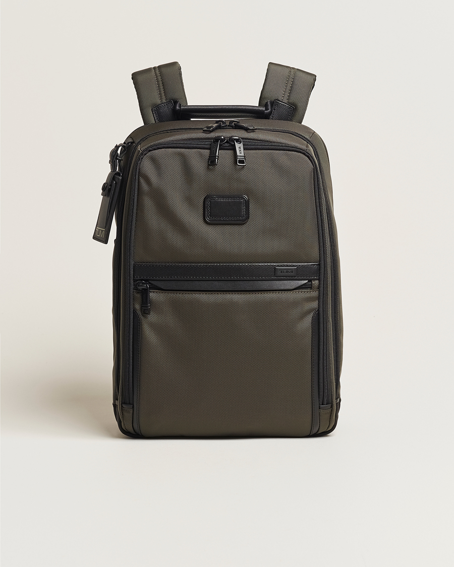 Mies | TUMI Alpha 3 Slim Backpack Olive Night | TUMI | Alpha 3 Slim Backpack Olive Night
